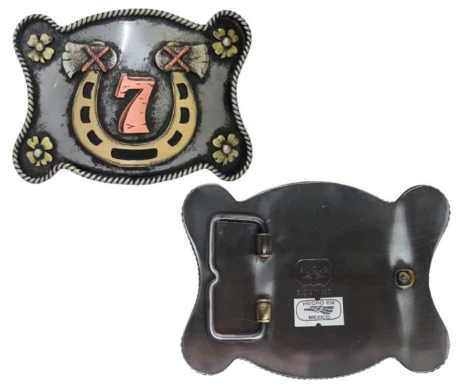 "Lucky 7" Belt Buckle