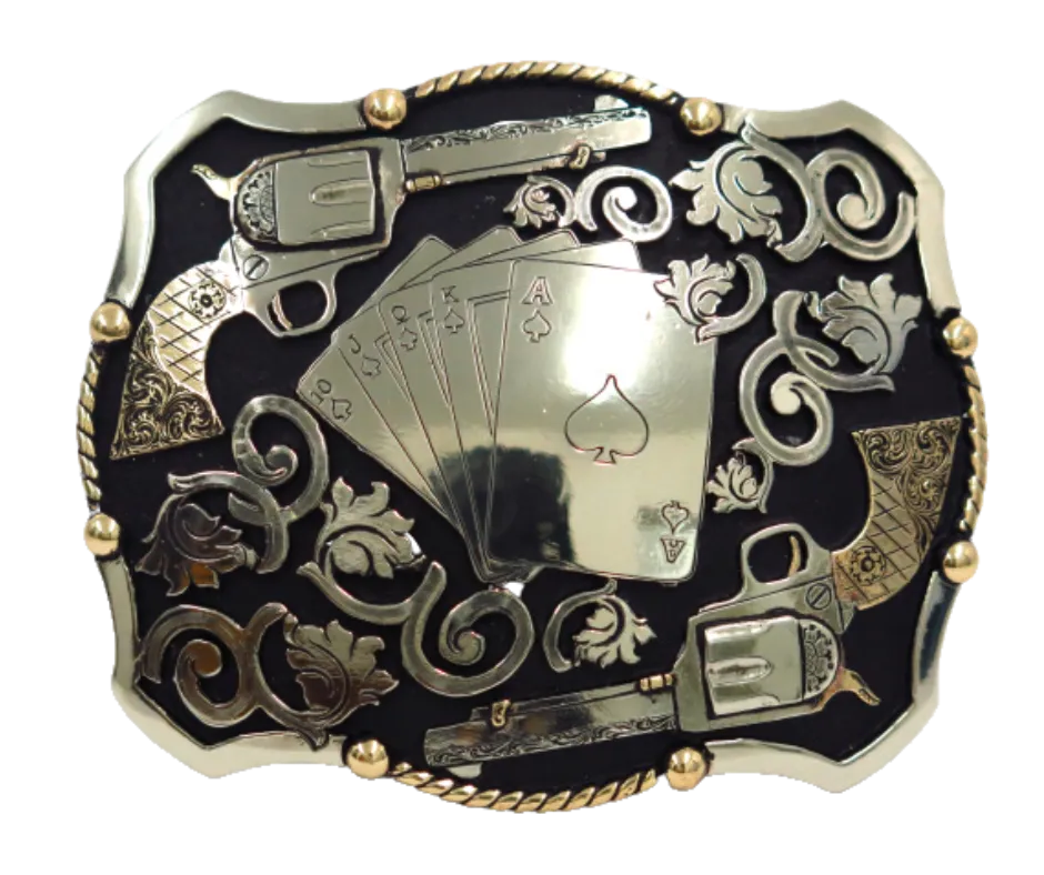 "The Card Shark" Belt Buckle