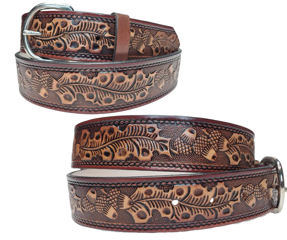 "The Oak" Leather Belt "Quick Ship"