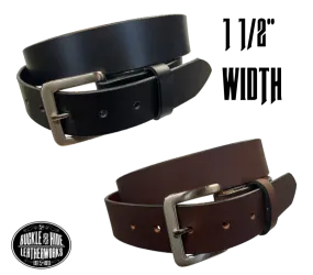 "The Scranton" 1 1/2" Leather Dress Belt