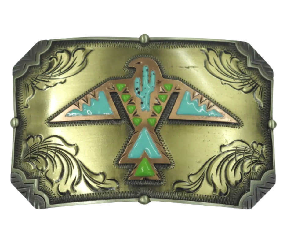 "Thunderbird Rising" Belt Buckle