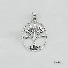 "tree Of Life" Sterling Pendant, 1" Polybag