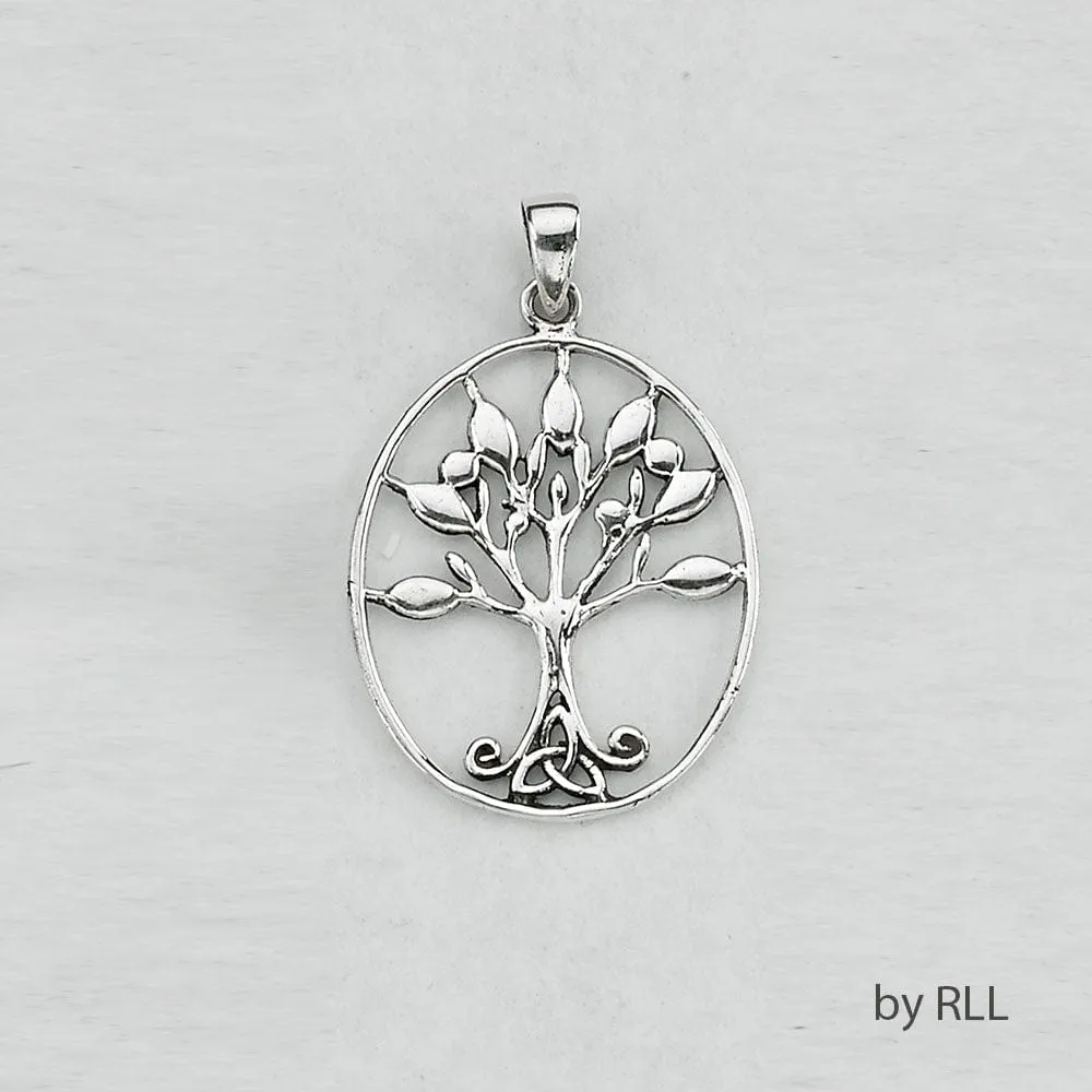 "tree Of Life" Sterling Pendant, 1" Polybag