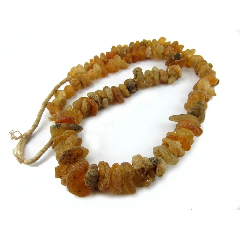 "Water Amber" Nuggets Strand / Necklace