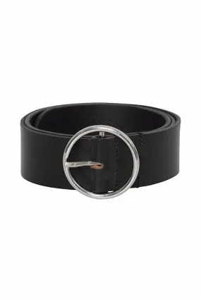 RACHEL BLACK LEATHER BELT