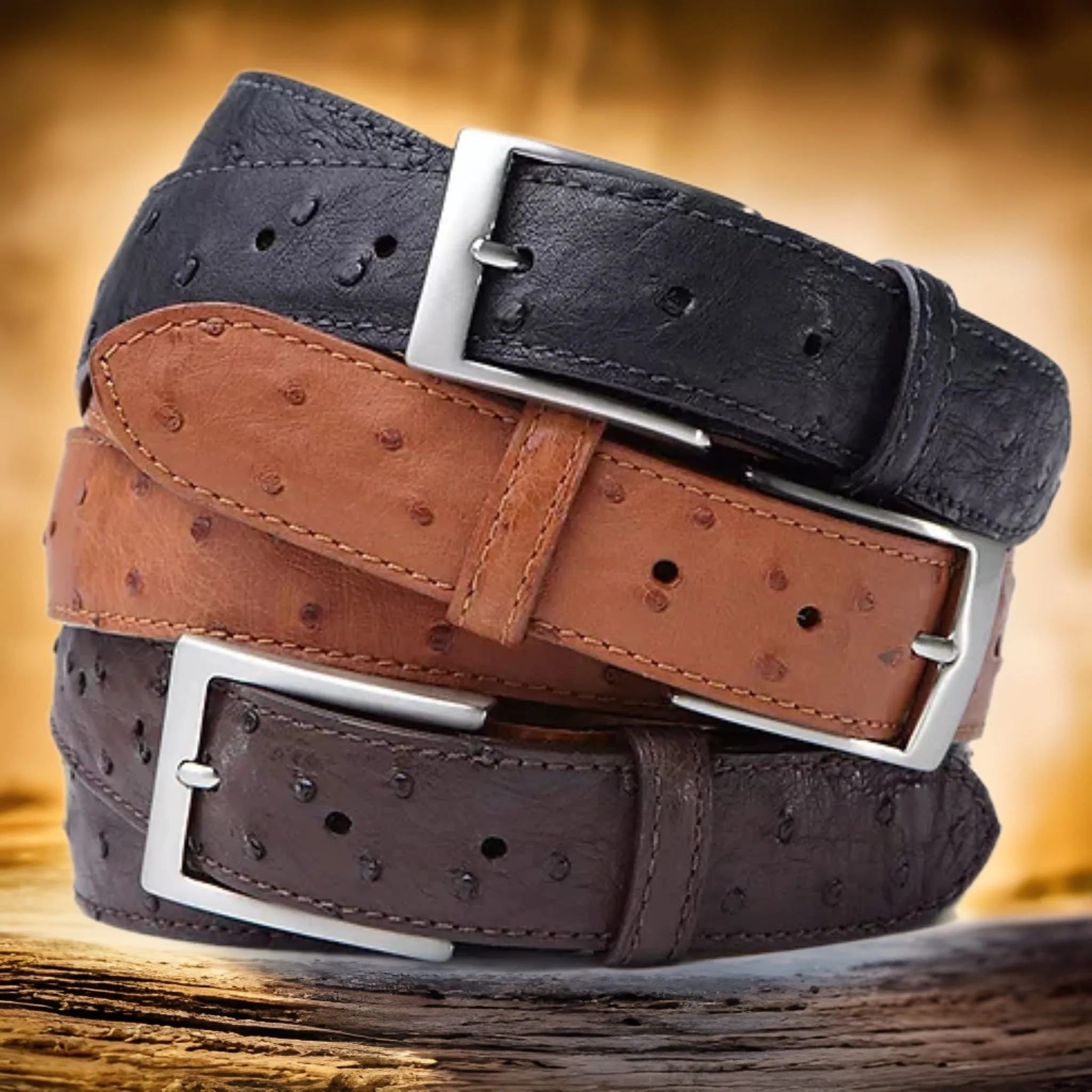 Republic - Full Quill Ostrich Belt