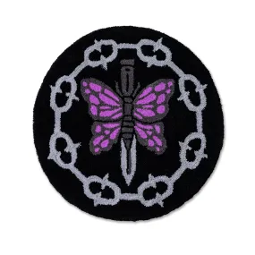 ROSEONYXART X STATEMENT "The Chained Butterfly" Handmade Rug