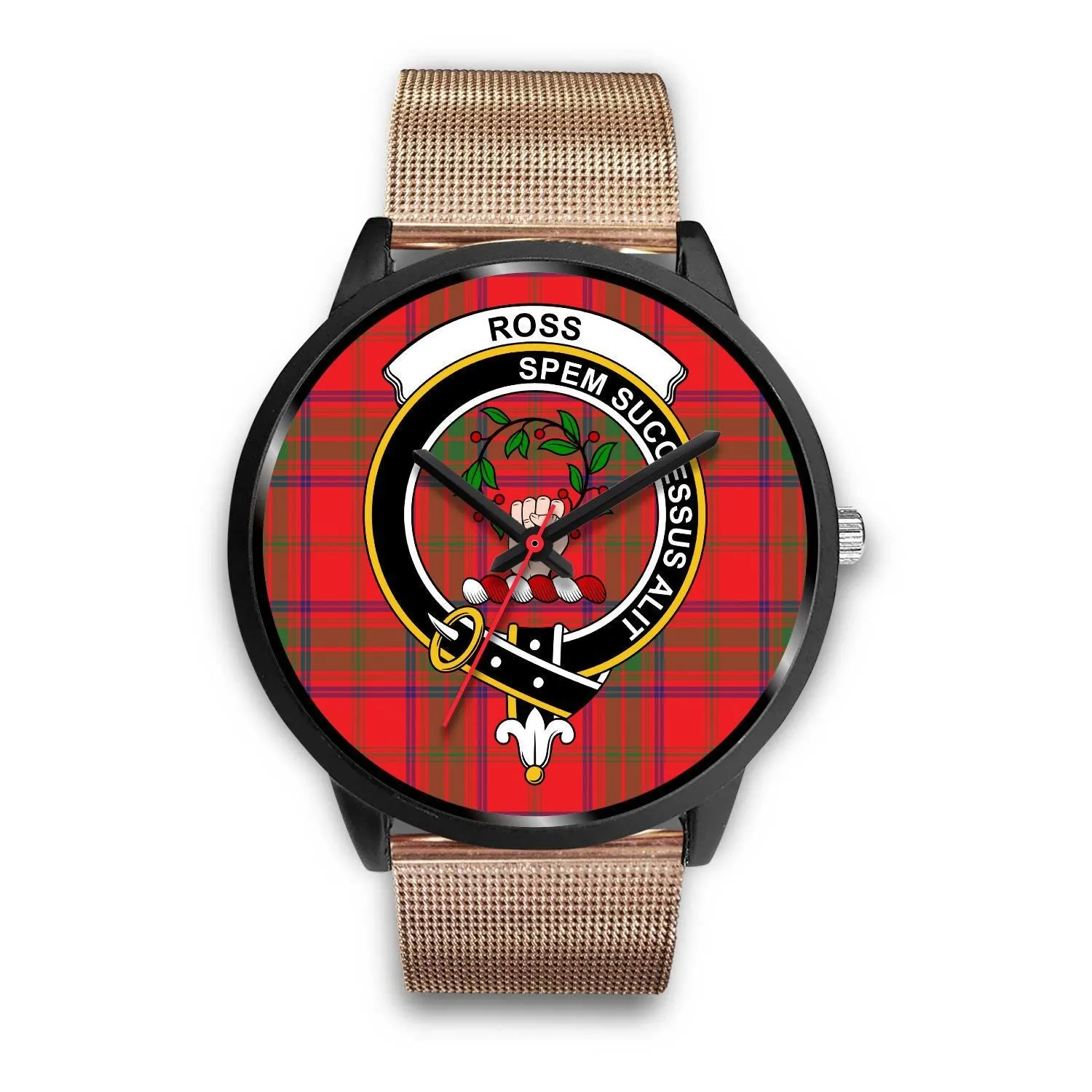 Ross Modern Clan Badge Tartan Black Watch