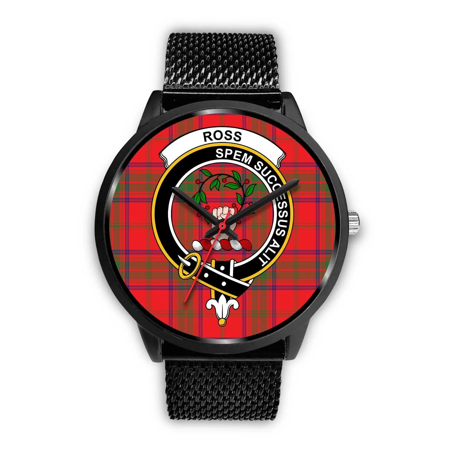 Ross Modern Clan Badge Tartan Black Watch