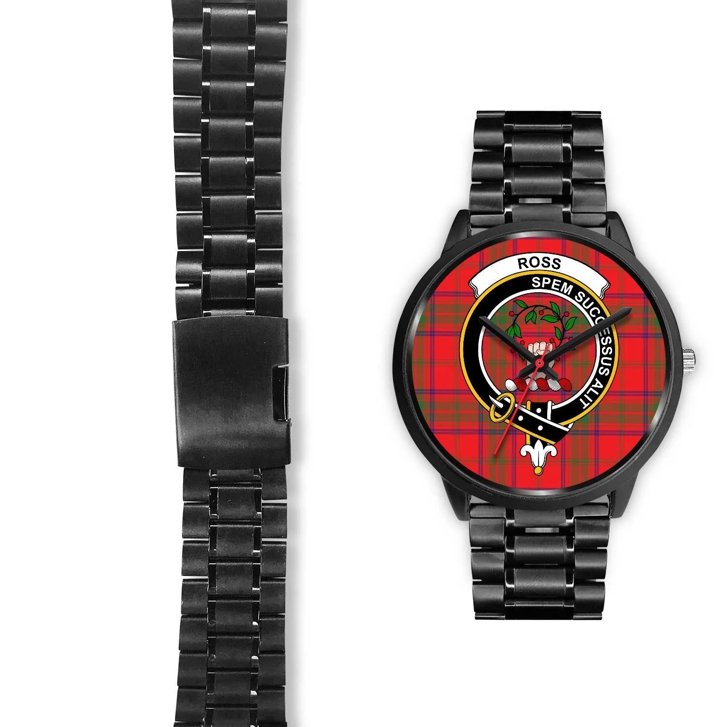 Ross Modern Clan Badge Tartan Black Watch