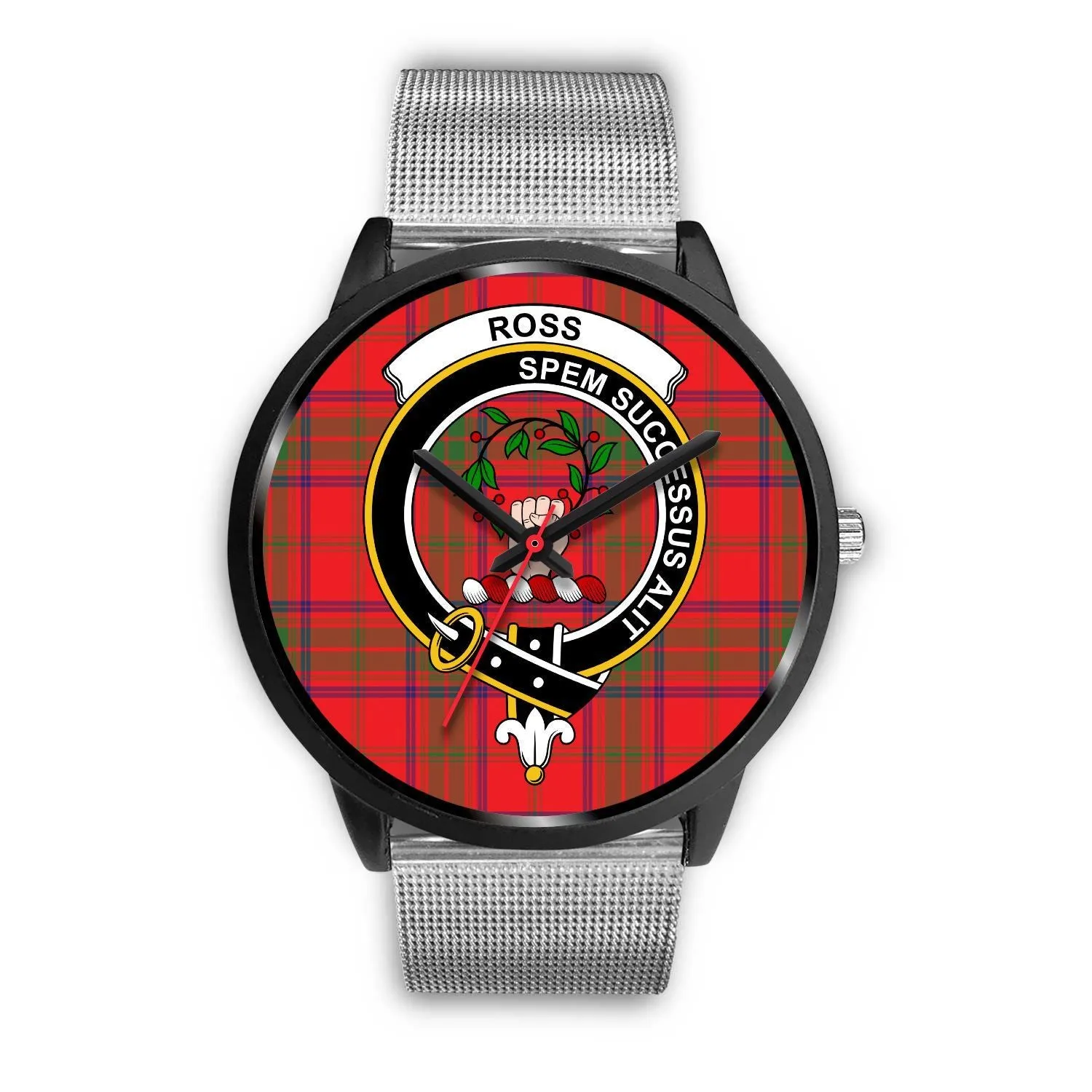 Ross Modern Clan Badge Tartan Black Watch