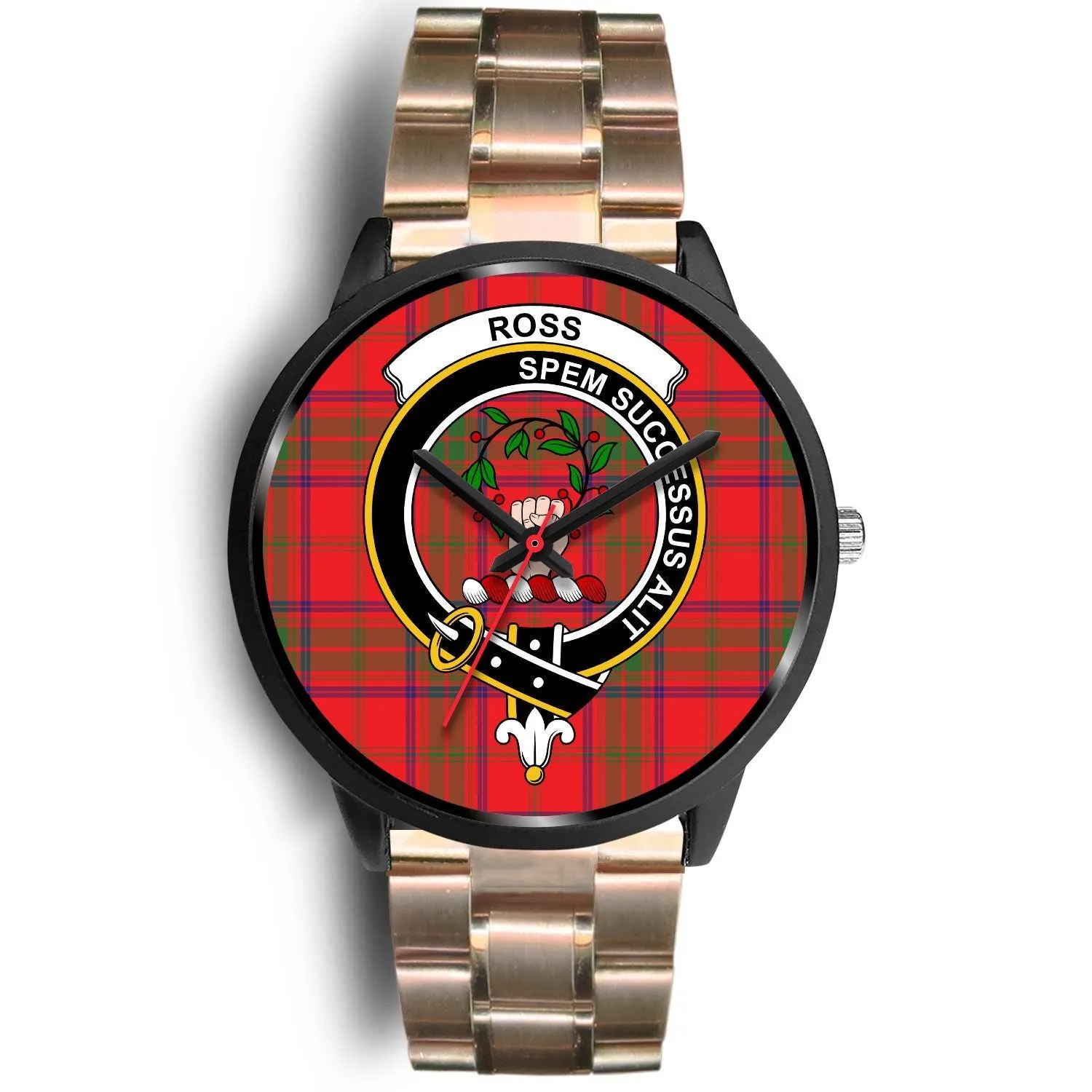 Ross Modern Clan Badge Tartan Black Watch