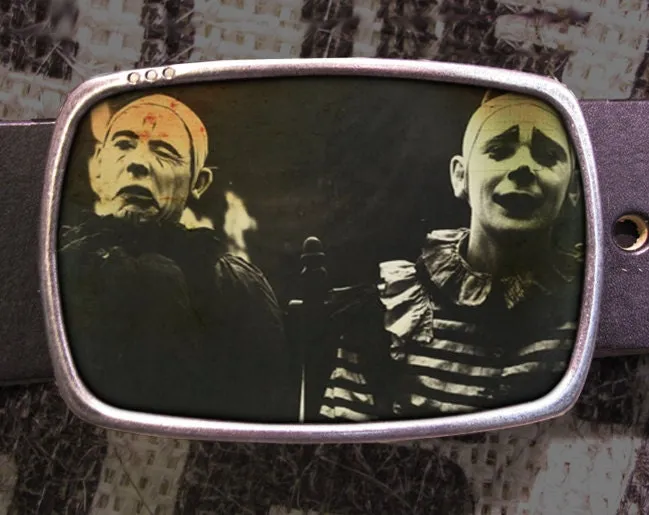 Sad Clowns Belt Buckle