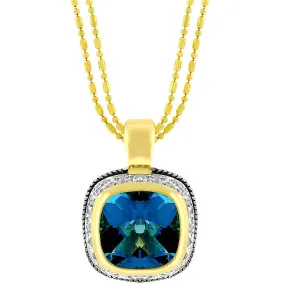 Sapphire Bezel Pendant