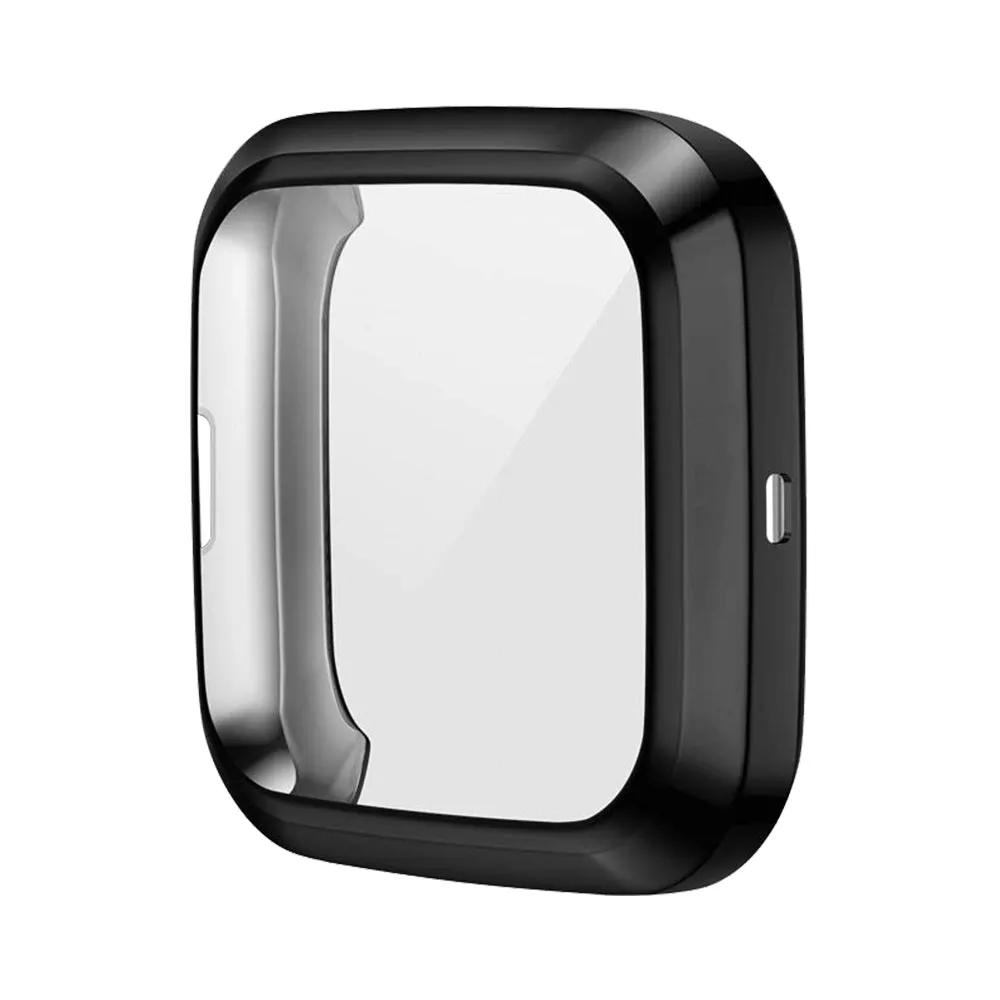 Screen Protector Soft Cover for Fitbit Versa 3 2 1/ Sense Watch Case Lightweight Tpu Bumper Scratch-resistant Shell Accessories