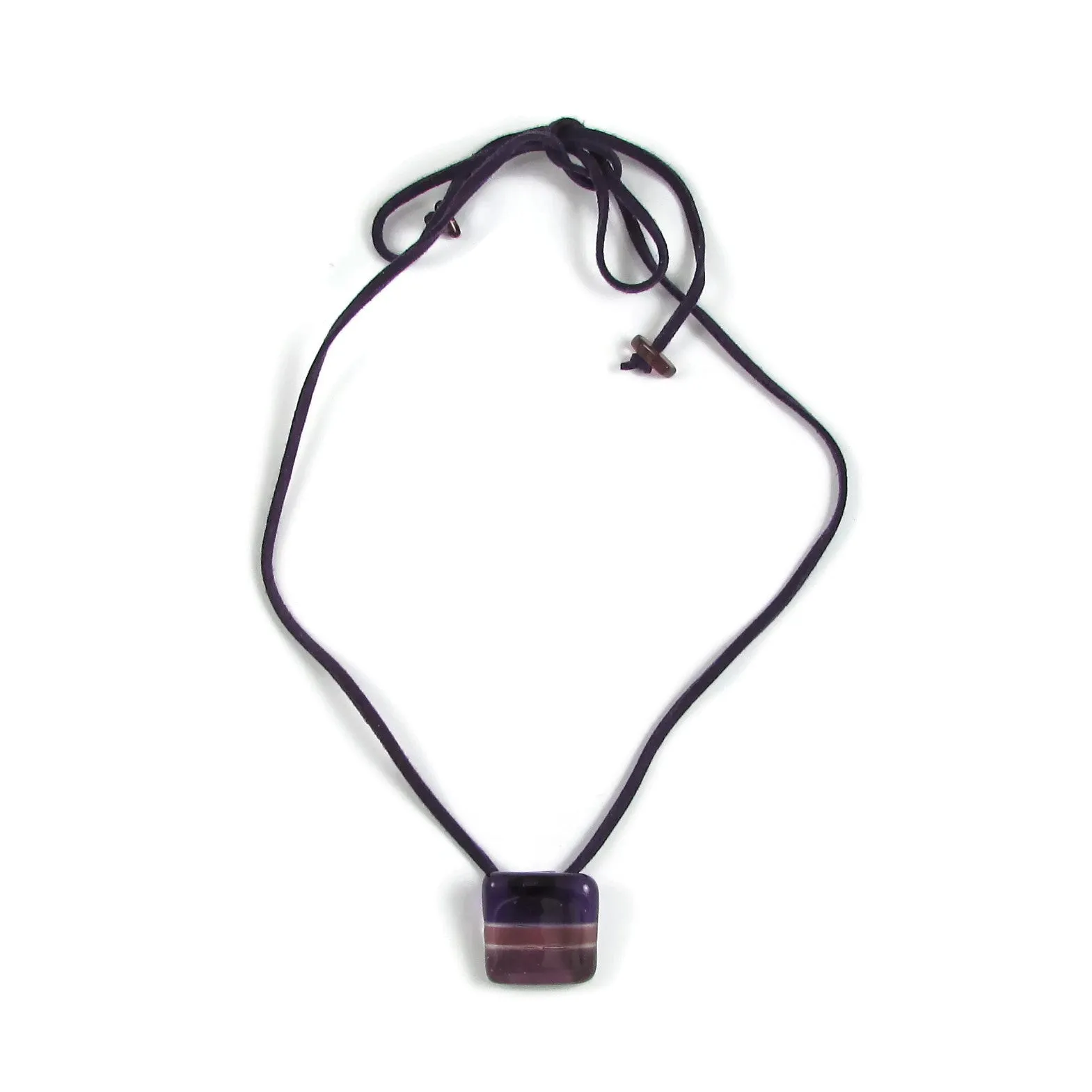 Shades Mini Glass Pendant - Purple