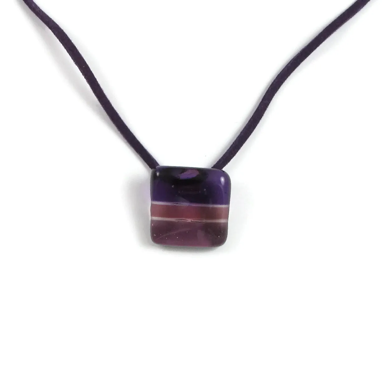 Shades Mini Glass Pendant - Purple