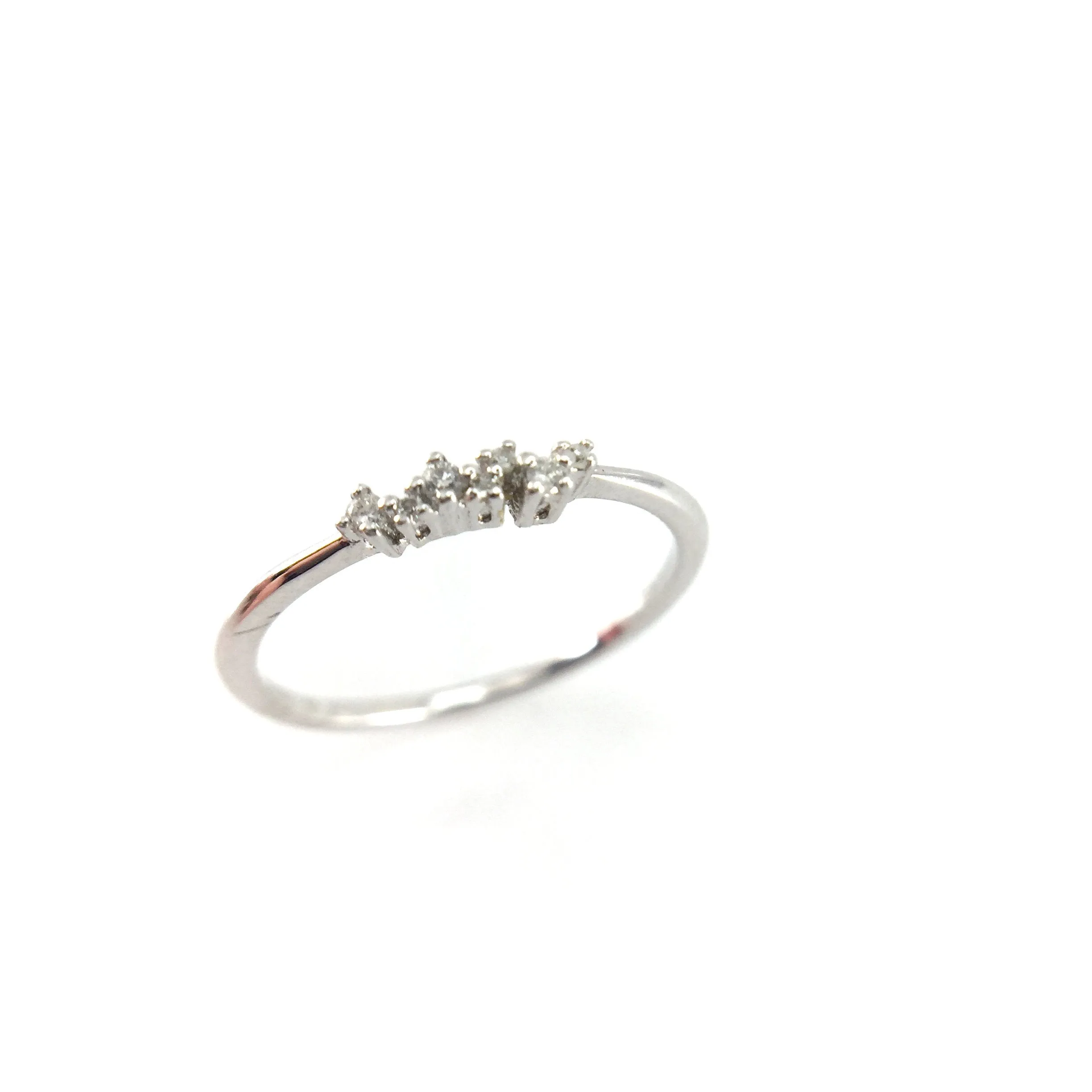 Silver & Diamond Ring