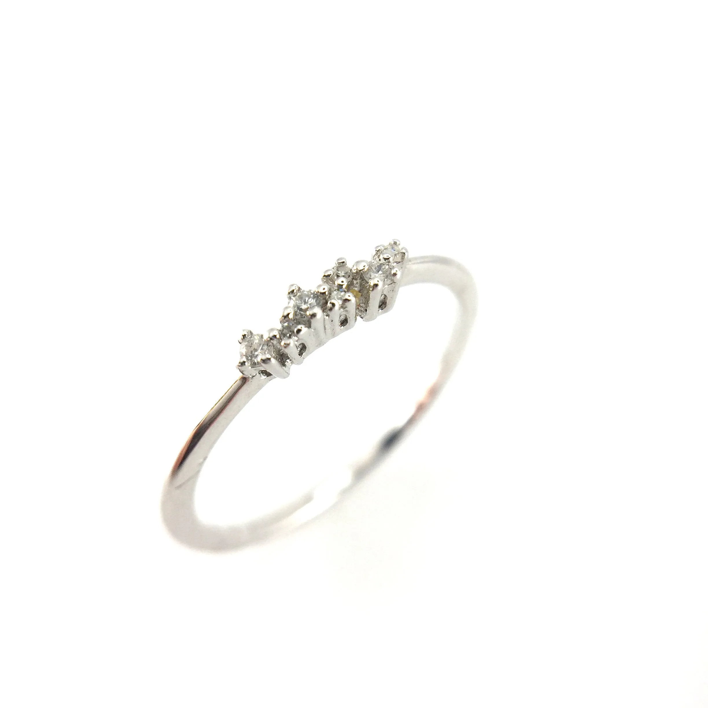 Silver & Diamond Ring