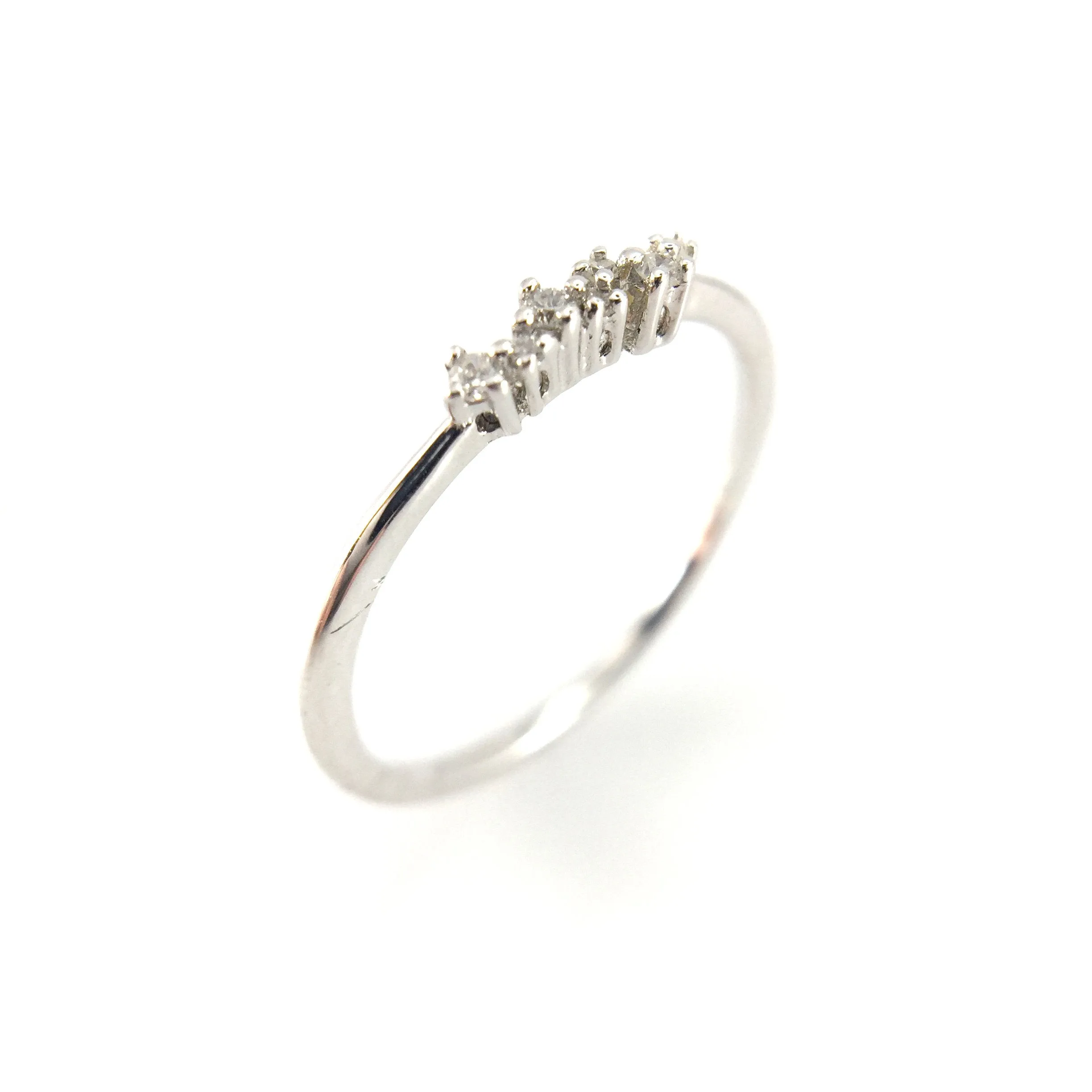 Silver & Diamond Ring