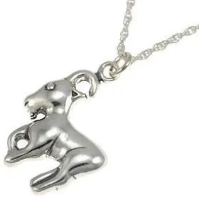 Silver Goat Pendant