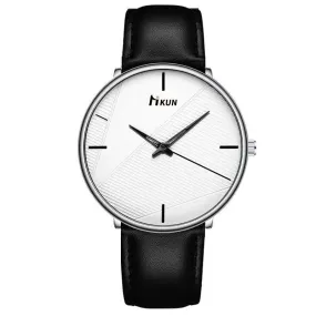 Simple Men's Mesh Strap Watch Fashion Trend Belt Quartz Wrist Watch