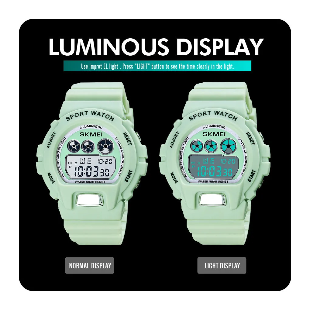 SKMEI 1775 Luminous Digital Sport Watch w/ Stopwatch