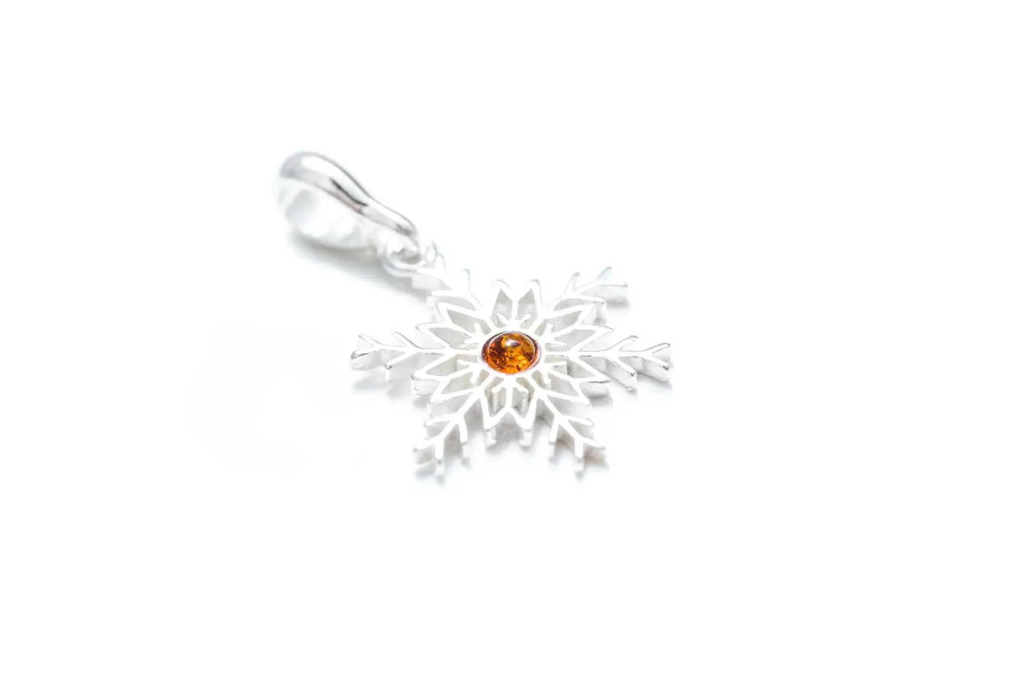 Snowflake Charm Pendant