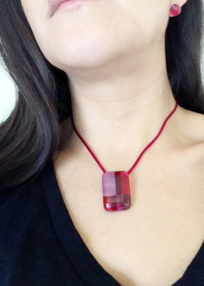 Spezi Mini Glass Pendant - Amber