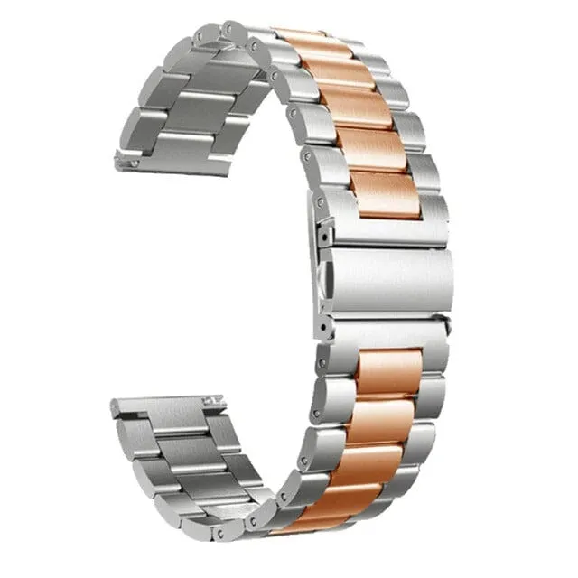 Stainless Steel Link Watch Strap Compatible with the Samsung Galaxy Watch 5 (40 & 44mm)