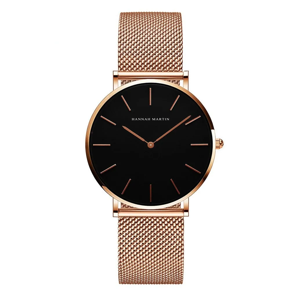 Steel Mesh Belt Waterproof Watch Women Watches Authorized Simple Women's Watch