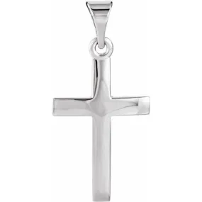 Sterling Silver 17x11.5 mm Cross Pendant