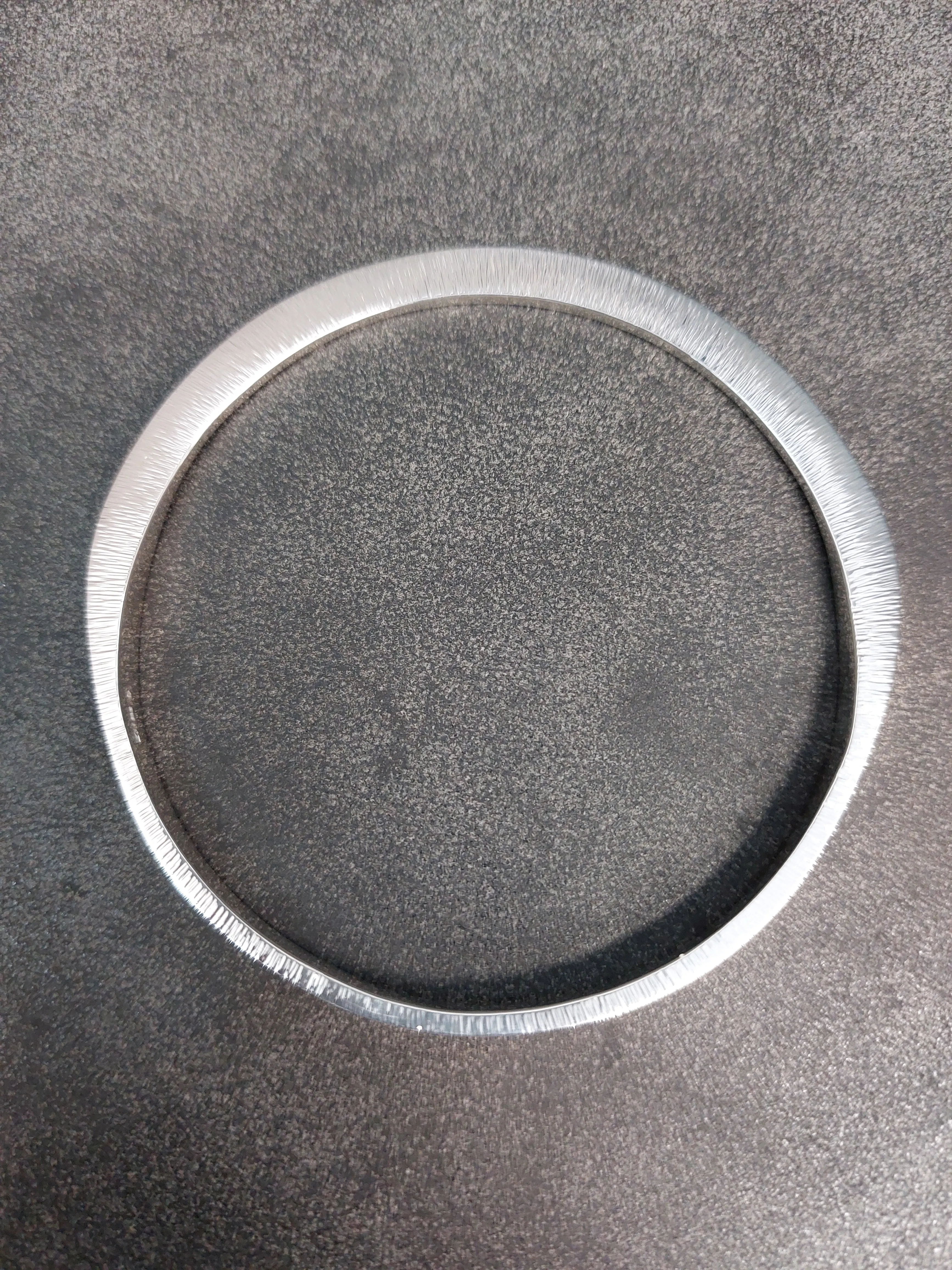 Sterling Silver textured and plain bangle