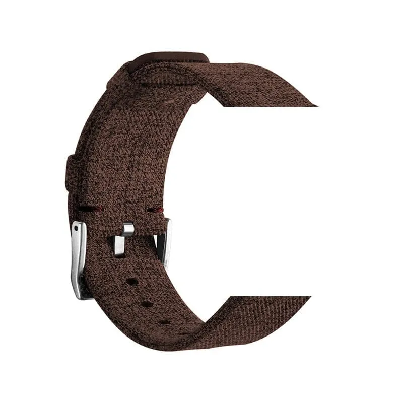 Stylish Canvas Watch Straps Compatible with Xiaomi Redmi Watch 3 Active, Lite & Youth