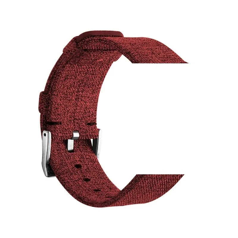 Stylish Canvas Watch Straps Compatible with Xiaomi Redmi Watch 3 Active, Lite & Youth