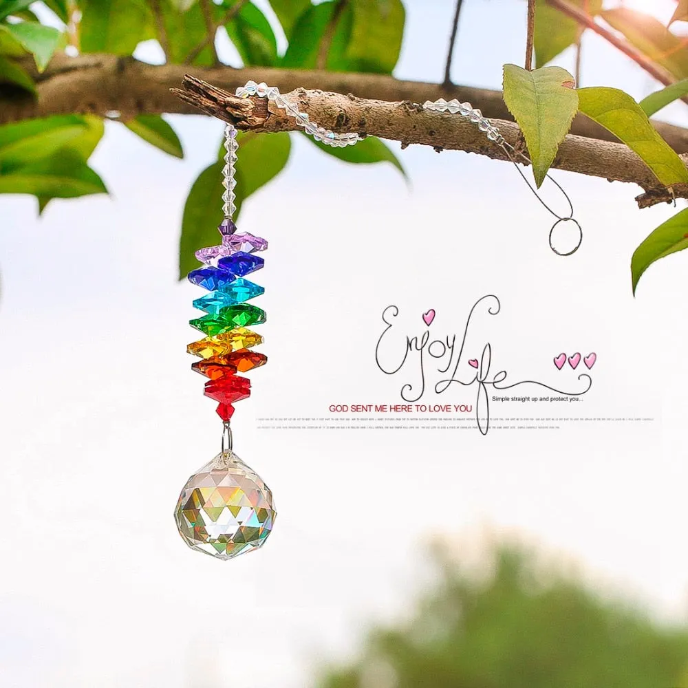 Sun Catcher Chandelier Crystal Ball Prisms Pendant