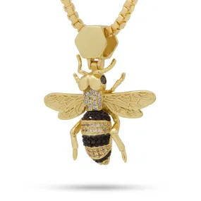 The .925 Sterling Silver Busy Bee Necklace