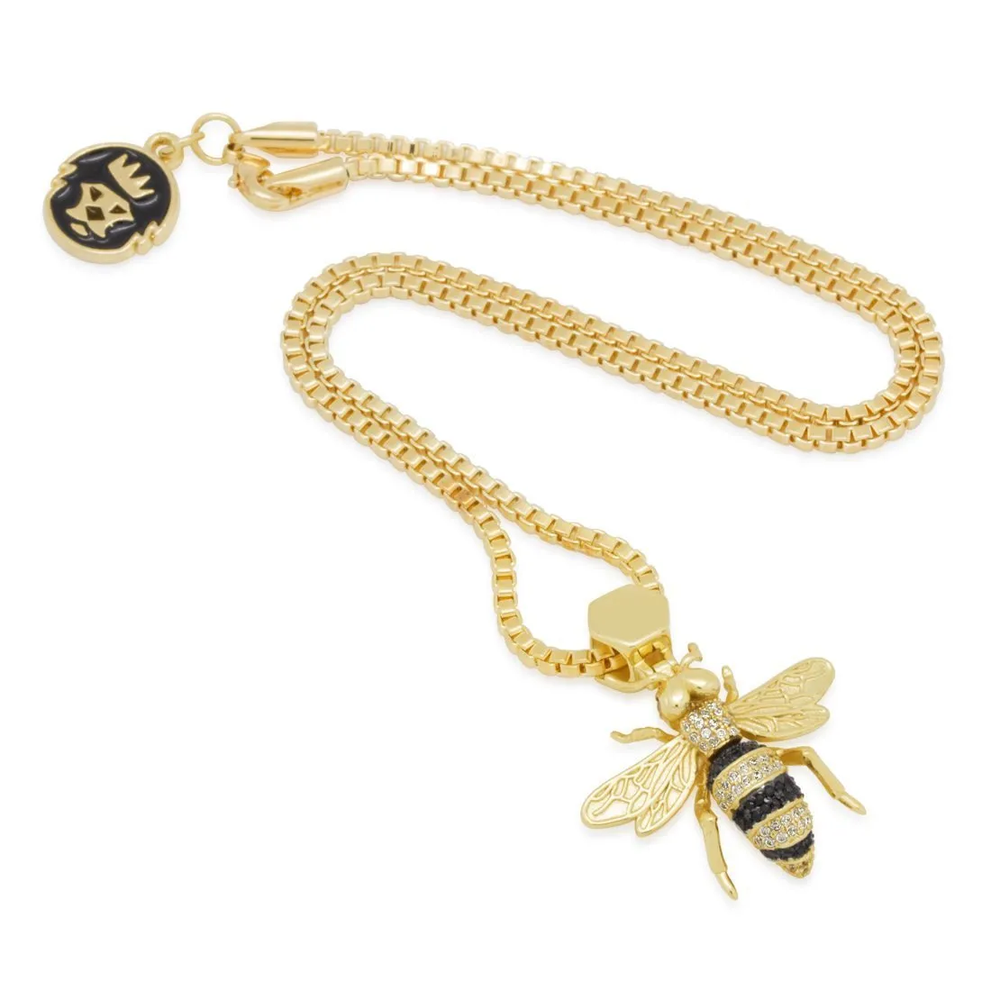 The .925 Sterling Silver Busy Bee Necklace