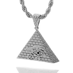 The All Seeing Eye Pyramid Necklace