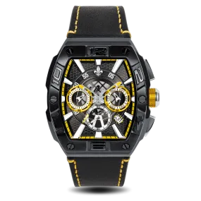 The Intrepid Chronograph - Black and Yellow