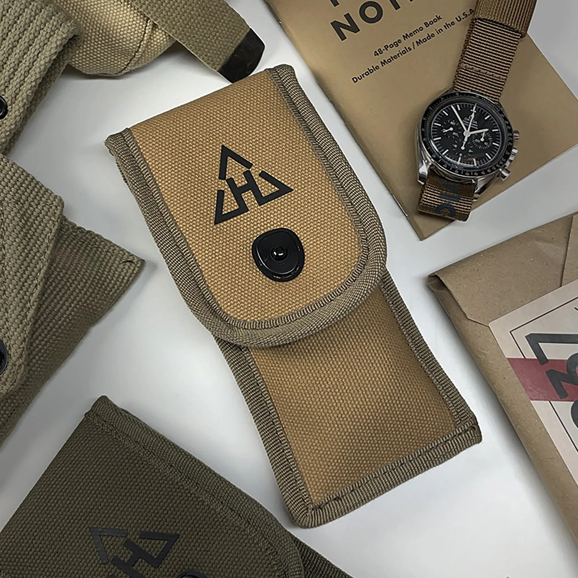 The M-1937 Khaki Watch Stowage Pouch WSP by HAVESTON Straps