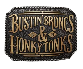 The "Honky Bronc" Belt Buckle