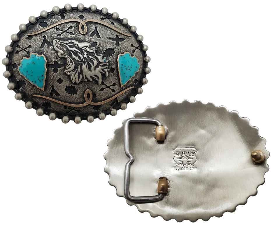 The "Spirit Wolf" Belt Buckle