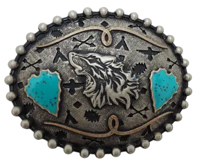 The "Spirit Wolf" Belt Buckle