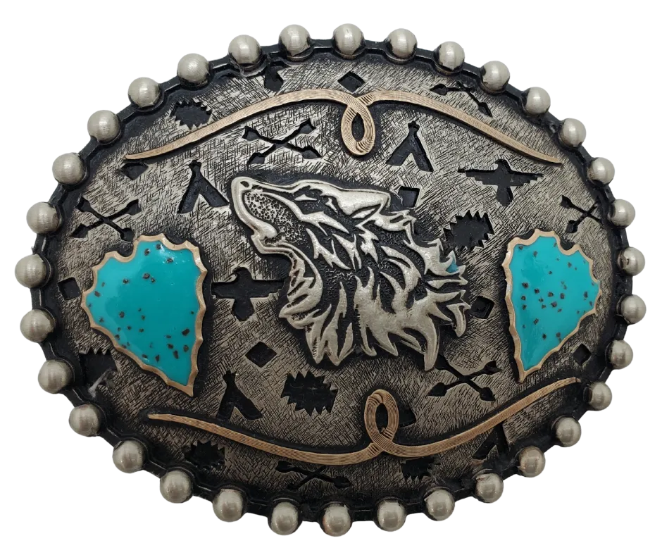 The "Spirit Wolf" Belt Buckle