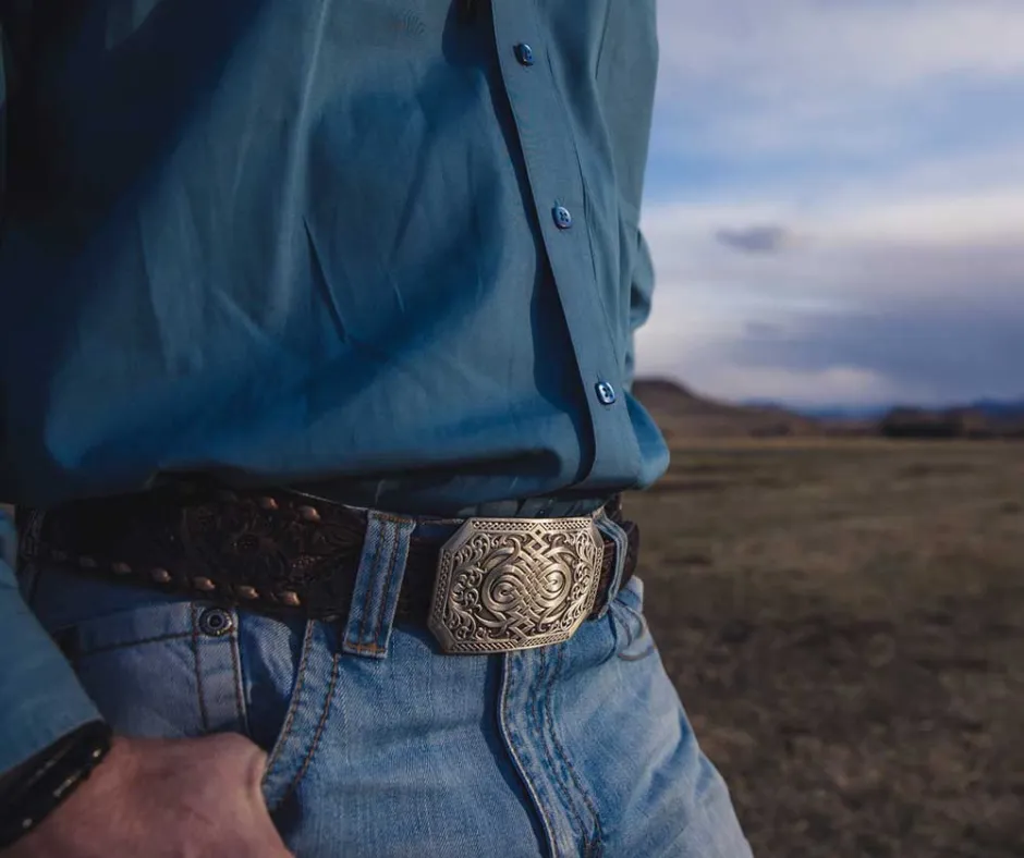 The "Western Knot" Belt Buckle