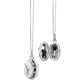 The Sterling Silver Vine Locket Necklace