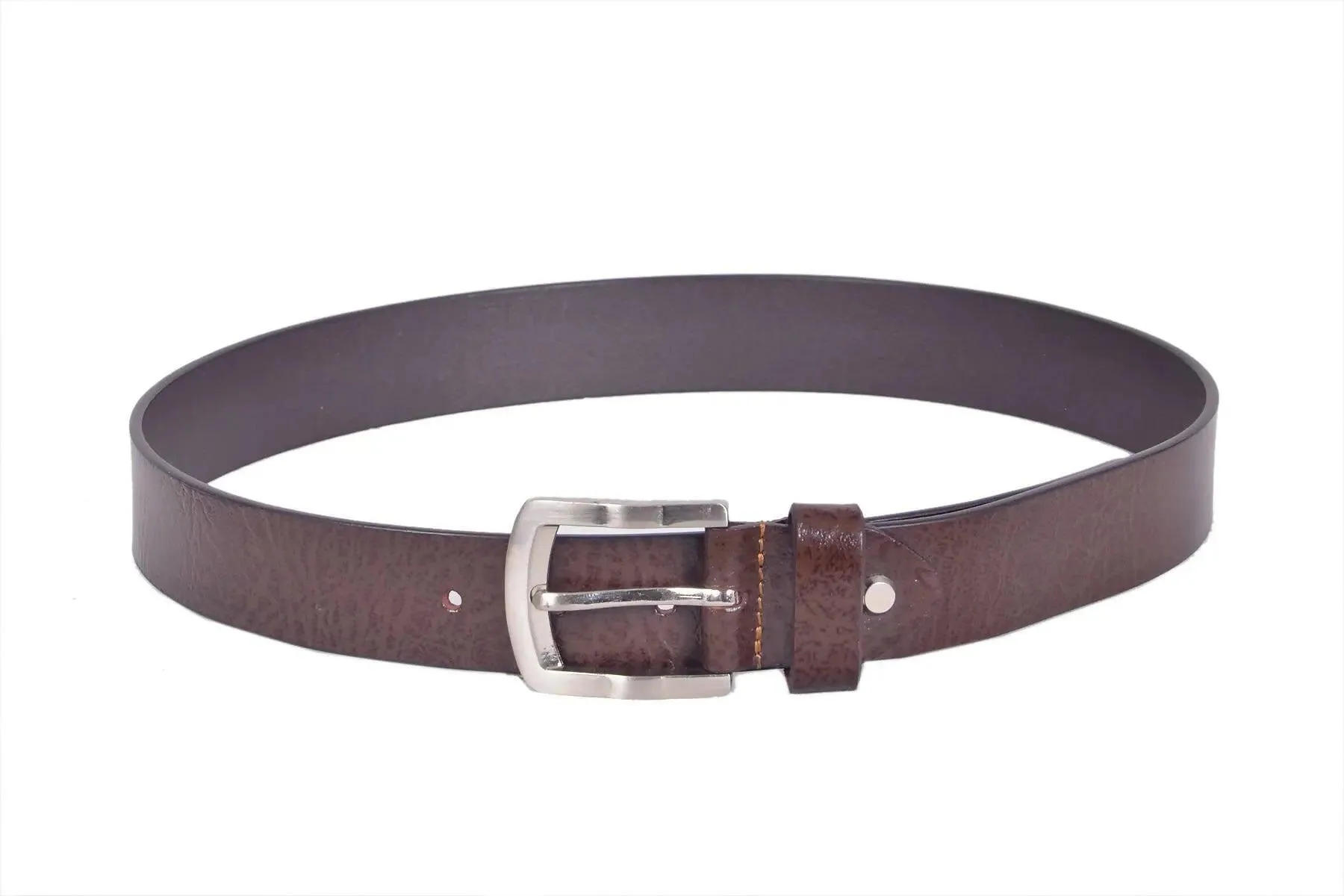 TLP Leather Belt for Men Colour - Brown (SKU BELT-10010)