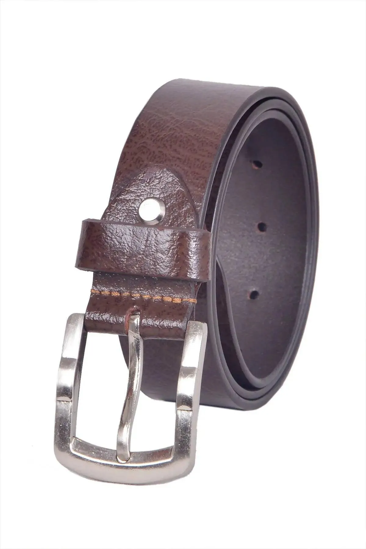 TLP Leather Belt for Men Colour - Brown (SKU BELT-10010)