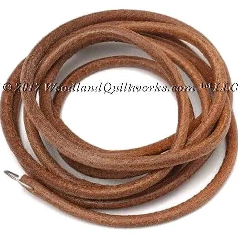 Treadle Belt 3/16" - Leather with Closing Staple: Treadle & Industrial Sewing Machines